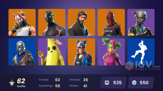 [ALL PLATFORMS]-62 Skin-Blue Squire-Elite Agent-The Reaper-Omega-Strong Guard-Take The L-FULL ACCESS-