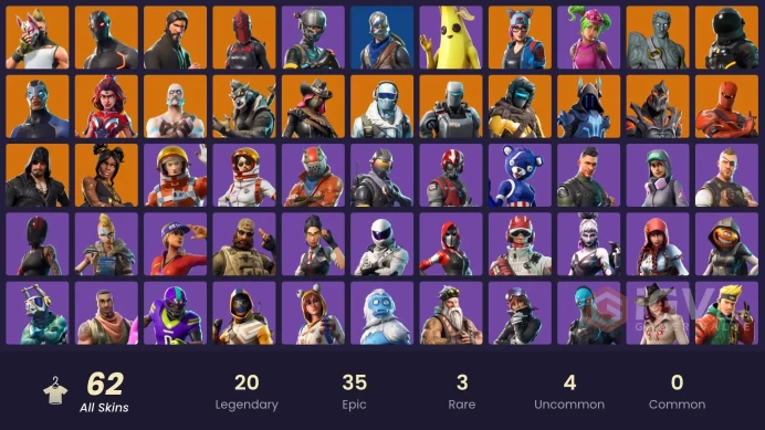 [ALL PLATFORMS]-62 Skin-Blue Squire-Elite Agent-The Reaper-Omega-Strong Guard-Take The L-FULL ACCESS-