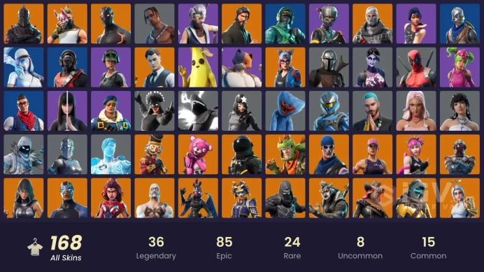 [PC/PSN/XBOX] 168 skins | OG STW | Black Knight | IKONIK | Travis Scott | Sparkle Specialist | Stealth Reflex | The Reap | Blue Squire | 1900 VB