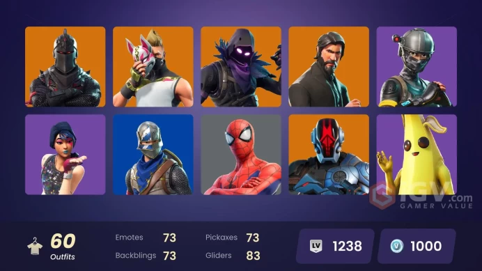 FA - [PSN/XBOX/PC] 60 skins | OG STW | Black Knight | Sparkle Specialist | The Reaper | Blue Squire | Royale Knight| Elite Agent | Take the l