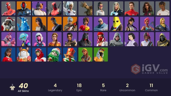 [PC/XBOX/PSN/SWITCH] 40 skins | Ronin (Cape) | Gear Specialist Maya | The Foundation | Fade | Storm