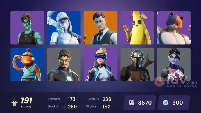 [PC/XBOX/PSN/SWITCH] 190 skins Neo Versa | Gold Midas | Gold Brutus | Fixer | Cloud Striker | Sultura | Trilogy | Vivi Chroma | Point Patroller