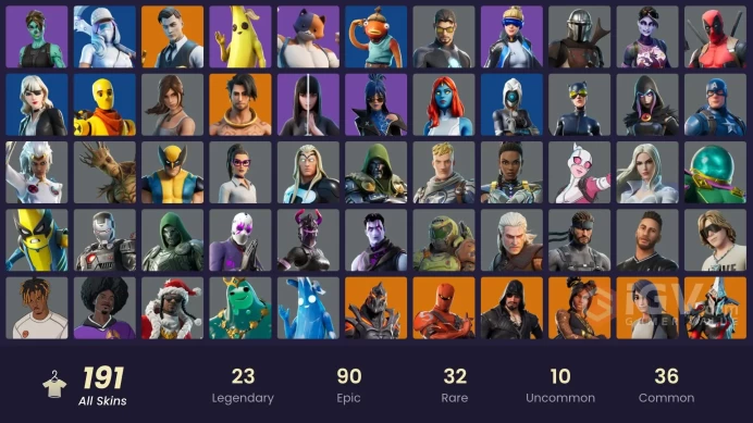 [PC/XBOX/PSN/SWITCH] 190 skins Neo Versa | Gold Midas | Gold Brutus | Fixer | Cloud Striker | Sultura | Trilogy | Vivi Chroma | Point Patroller