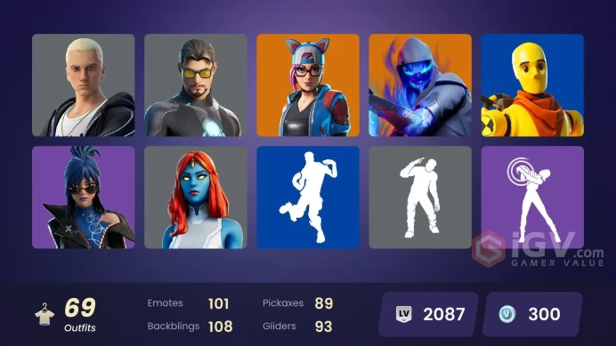 [PC/XBOX/PSN/SWITCH] 69 skins | XEV | Stage 4 | Harbinger Armor Omegarok | Fancy Peter Griffin | Burning Ambition Valeria | Knight's Helm |
