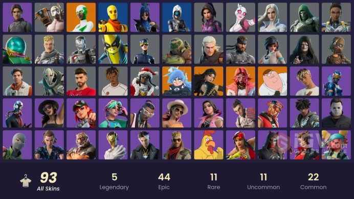 [PC/XBOX/PSN/SWITCH] 93 skins | Ascension Nezumi | Fancy Peter Griffin | Burning Ambition Valeria | Backlash | Era | Poe Dameron |