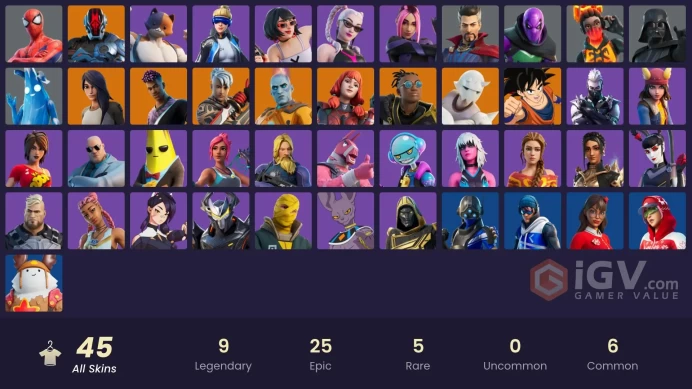 [PC/XBOX] 45 skins | Son Goku | Neo Versa | Point Patroller | Trilogy | Ronin (Cape)Bek50