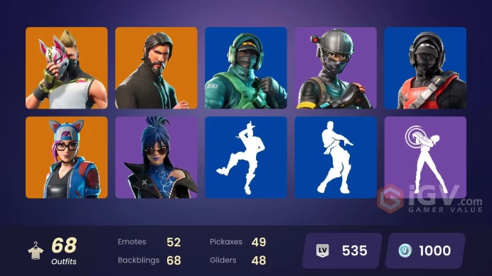[PC/PSN/XBOX] 68 skins | The Reaper | Take The L | Elite Agent | World Warrior | Rust Bucket | Stealth Reflexmssh62
