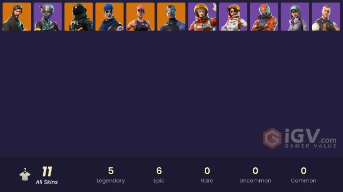 [PC/PSN/XBOX] 11 skins | OG STW | The Reaper | Take The L | Elite Agent | Fresh | Rust Bucket | Dark Voyager | Carbidemssh73