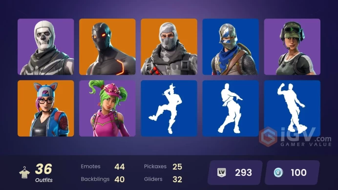 36 SKINS | BLUE SQUIRE | ROYALE KNIGHT | MISSION SPECIALIST | TAKE THE L | DARK VOYAGER | SUB COMMANDER | HAVOC | TRAILBLAZER