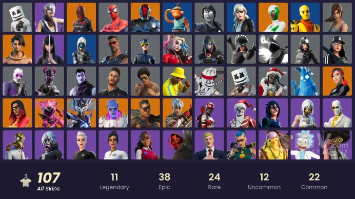 107 SKINS | KERI COMMANDER | HERON STANCE HERO | KATA CAPTAIN | SHUTO STRIKER | MAT MASTER | STRIKER SPECIALIST | CANDY AXE