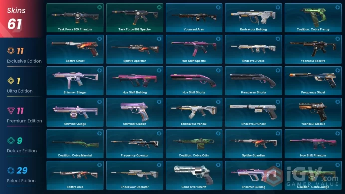 EU 61 skins | Reaver Karambit | Champions 2022 Phantom | Nocturnum Scythe | Nocturnum Marshal | Elderflame Operator | Neptune Vandal | Magepunk