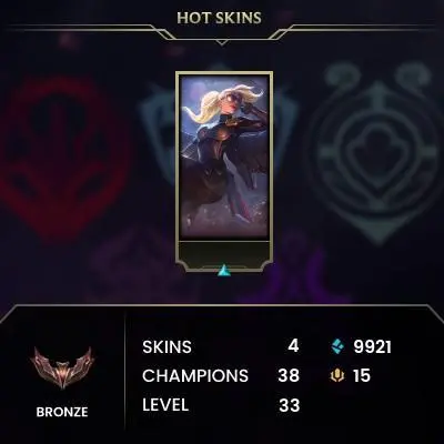 [EUW] - Bronze IV / Fresh / Changeable Mail | Instant Delivery | Lifetime Warranty | 100% Handmade & Secure | 24/7 Support