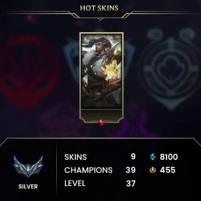 [EUW] S15! - SPLIT 3! - Silver 1 - 65 Winrate - 8K Be - Honor 5 - 450 RP - Safe - Instant Delivery