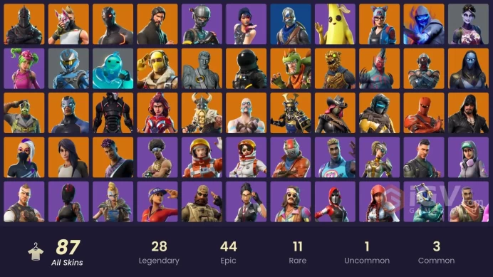 [PC/XBOX] 86 skins | Black Knight | Sparkle Specialist | The Reaper | Blue Squire | Royale Knight | Elite Agent | Blue Team Leader | 350 VB