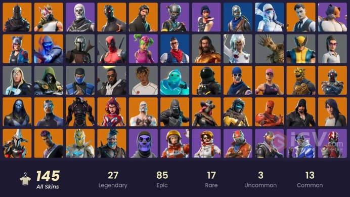 [PC] 143 skins | OG STW | Og Skull Trooper | Black Knight | Sparkle Specialist | The Reaper | Blue Squire | Royale Knight | Elite Agent | 200 VB