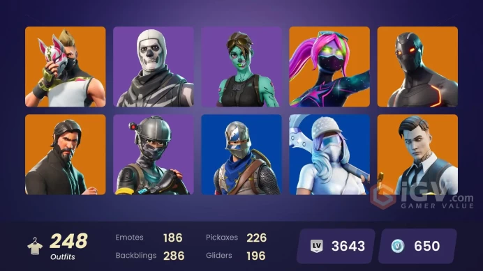 [PC/PSN] 248 skins | OG STW | The Reaper | Blue Squire | Royale Knight | Elite Agent | Blue Team Leader | Gold Midas | WORLD CUP | 650 VB