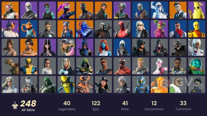 [PC/PSN] 248 skins | OG STW | The Reaper | Blue Squire | Royale Knight | Elite Agent | Blue Team Leader | Gold Midas | WORLD CUP | 650 VB