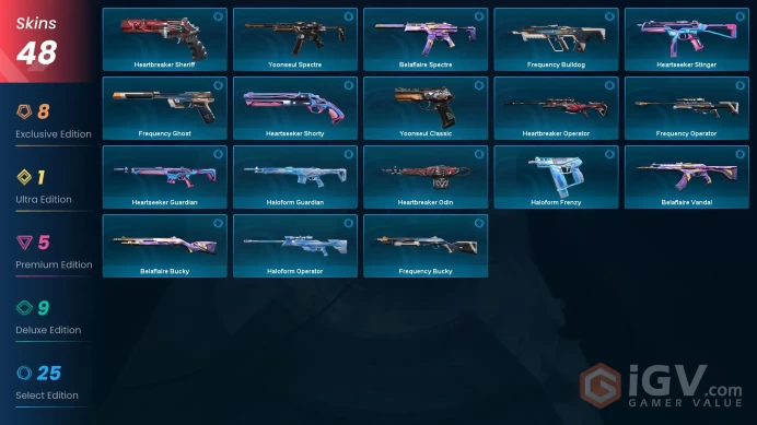 EU [ 48 TOP SKINS + 4 KNIFE ] Prime//2.0 Karambit + Prelude to Chaos Phantom + SplashX Vandal + Dolmir's Revenge Vandal / full acces