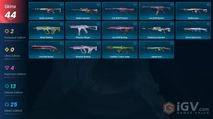 [Code 8491] Level 92 + 44 Skins / Task Force 809 Knife / .SYS Melee / Europe / Very Cheap