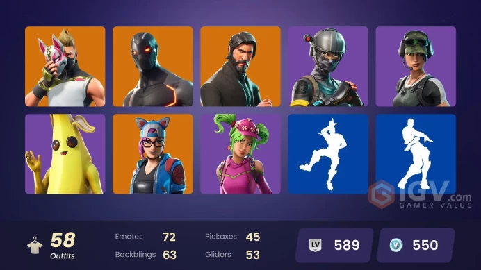 PC/PSN/Xbox/Nintendo 58 skins | OG STW | The Reaper | Elite Agent | Trailblazer | Rogue Agent | Dark Voyager | DJ Bop | Blackheart | Valkyrie 