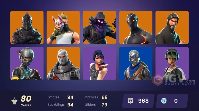 [PC/XBOX] 79 skins | Black Knight | Sparkle Specialist | The Reaper | Blue Squire | Royale Knight | Elite Agent | Blue Team Leader | 0 VB