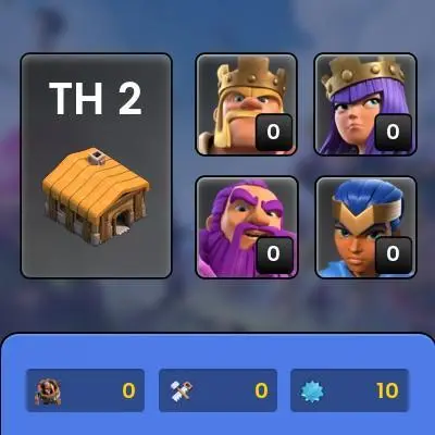 G96【RARE TH 2 FULL MAX】4 BUILDERS▰OLD TREE, OBSTACLE, CAKE, STONE▰FULL TREE AVAILABLE▰500 GEMS▰250 MEDALS