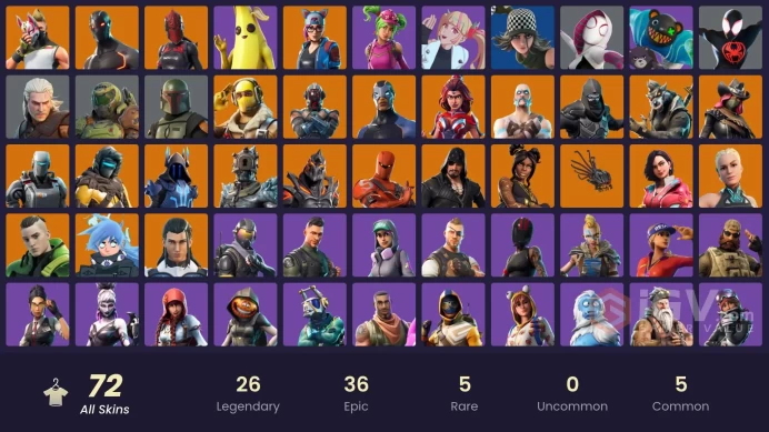 [PC/PSN/XBOX/NINTENDO] 72 skins | | Rogue Agent | Raptor | Paradigm (Reality-659) | Blackheart | Calamity | Enforcer | Hybrid GG82