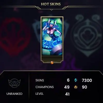 [EUW] -S15 UNRANKED / Dj SONA / 6 SKINS    / Changeable Mail | Instant Delivery | Lifetime Warranty | 100% Handmade & Secure | 24/7 Support