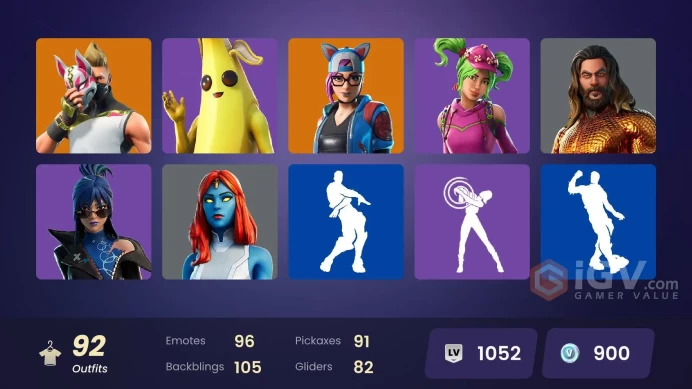 92 SKINS + STW OLD + TART TYCOON + LAUGH IT UP + DRIFT + NISHA + HOPE + RED-NOSED RAIDER + HOLLOWHEAD + LORENZO + LAGUNA