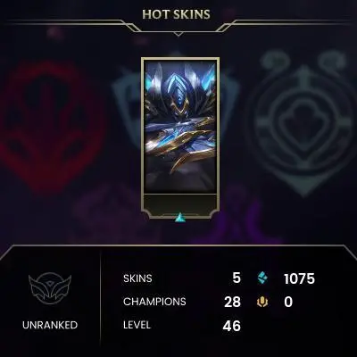 [EUW SERVER] Unranked Smurf Account ◈ UNRANKED ◈ lvl 30 + ◈10 Unranked Games NOT PLAYED ◈ FULL ACCESS ◈ EUROPE WEST ◈ 24/7 Live service