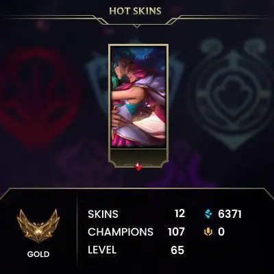 [EUW] S15! - SPLIT 3  - Gold 1 -42LP- 109Win - 130Lose - 6K Be - Honor 4- Instant Delivery