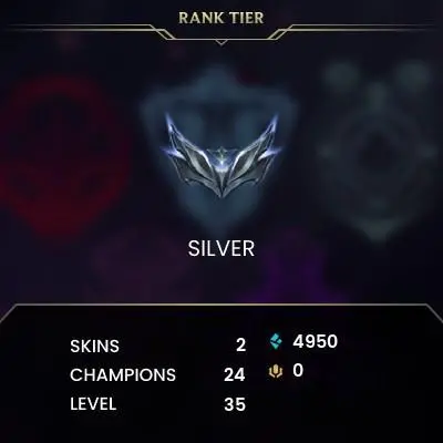 [EUW] - Silver II / Fresh / Changeable Mail | Instant Delivery | Lifetime Warranty | 100% Handmade & Secure | 24/7 Support