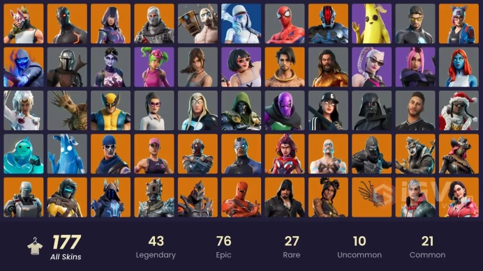 [PC/XBOX] 177 skins | Glow | Blue Team Leader | Rogue Agent | Keri Commander | Havoc | Sub Commander | OG STW|Y246 