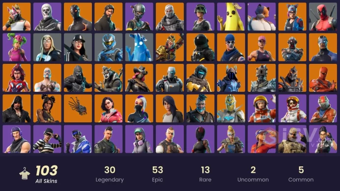 [PC/XBOX] 103 skins | OG STW | IKONIK | The Reaper | Elite Agent | Blue Team Leader | Blue Striker | Trailblazer | Sub Commander | 700 VB
