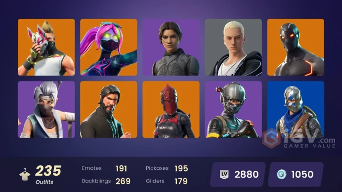 [PC] 235 skins | OG STW | The Reaper | Blue Squire | Royale Knight | Elite Agent | Rogue Agent | Spike | Omega | Fade | Fusion | 1050 VB