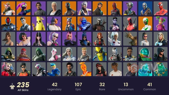 [PC] 235 skins | OG STW | The Reaper | Blue Squire | Royale Knight | Elite Agent | Rogue Agent | Spike | Omega | Fade | Fusion | 1050 VB