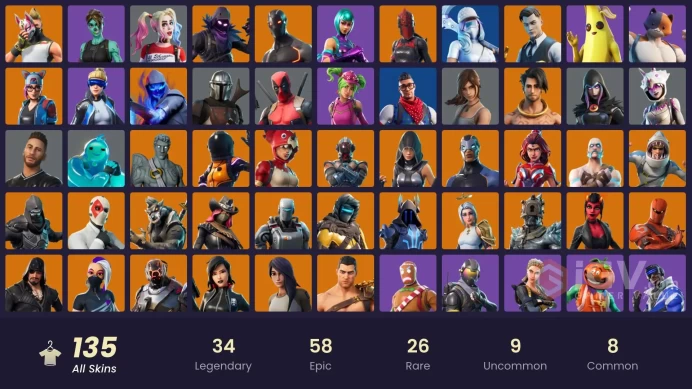 [PC/XBOX] 135 skins | Wonder | Neo Versa | Blue Team Leader | Gold Midas | Rogue Agent | Prodigy | Blue Striker | Carbon Commando | 500 VB