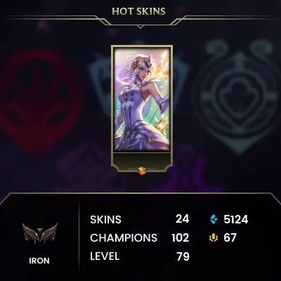 【EUW】Level 79    102 Champ/ 24 Skins   Full Access  High Quality Account  Instant Delivery️