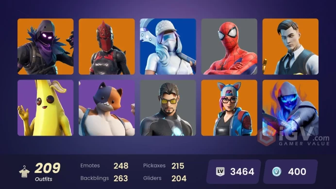 PC,PSN,XBOX 209 SKINS FA - STW - GREEN ROOTS BILLIE,BACKLASH,LYNX,DOOM,FLASH,VENOM,GHOST RIDER,MICHAEL MYERS,KOR,THANOS RK795