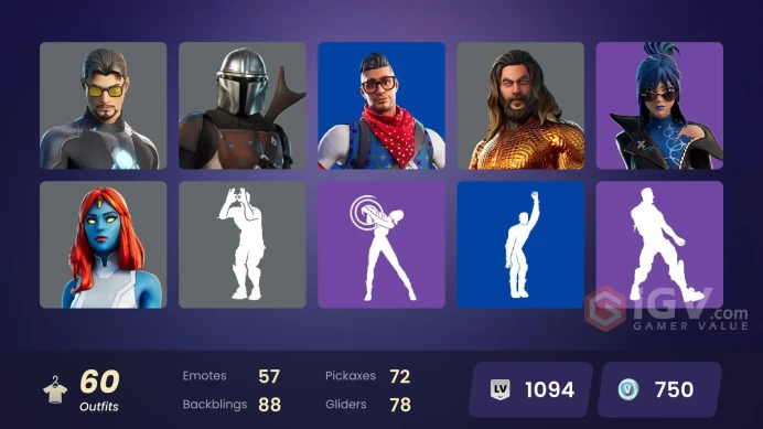 PC,PSN,XBOX 60 SKINS FA - PRODIGY - WOLVERINE,JULES,SPIDER MAN,CAP,DOOM,STORM,KORRA,MRBEAST RK777