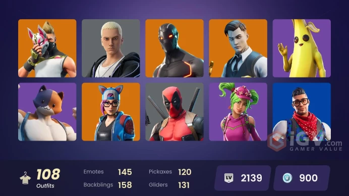 PC,PSN,XBOX 108 SKINS FA - STW - FLYTRAP,LYNX,SLIM SHADY,BURNOUT,CERBERUS,AHSOKA TANO,BRAT RK796