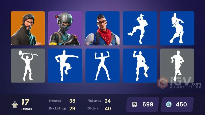 PC,PSN,XBOX 17 SKINS FA - REAPER - PRODIGY - RUST LORD - CARBON COMMANDO RK601
