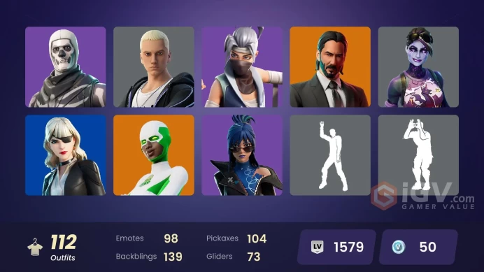 PC,PSN,XBOX 112 SKINS FA - BACKLASH,BLAZE,HADES,AANG,YUJI,JITTERSHOCK,DOOM,MEGALO DON,ZADIE RK811