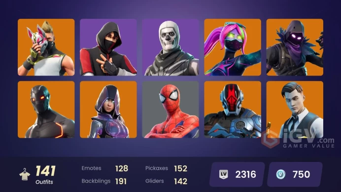 PC,PSN,XBOX 140 SKINS FA - STW - IKONIK - GLOW - LEVIATHAN AXE - GALAXIA,BACKLASH,LYNX,DEMI,SURF WITCH RK713