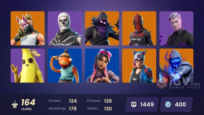 PC,PSN,XBOX 164 SKINS FA - STW - BLAZE,DRIFT,MEGUMI FUSHIGURO,SABRINA CARPENTER,UNCHAINED RAMIREZ,DEMI,ERRANT,BATMAN,KOR,CLOAKED STAR RK735