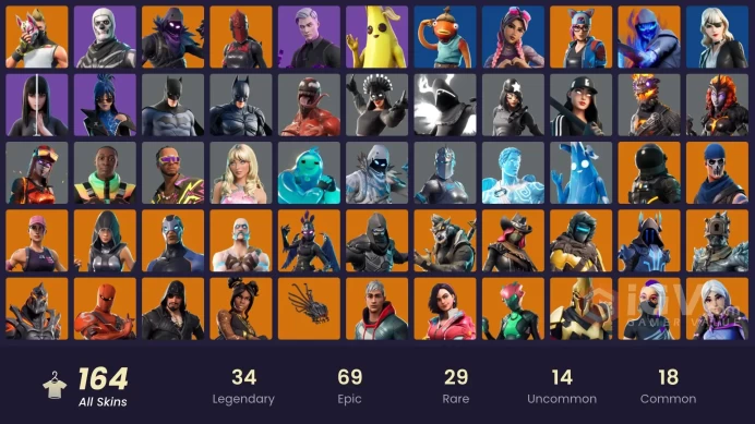 PC,PSN,XBOX 164 SKINS FA - STW - BLAZE,DRIFT,MEGUMI FUSHIGURO,SABRINA CARPENTER,UNCHAINED RAMIREZ,DEMI,ERRANT,BATMAN,KOR,CLOAKED STAR RK735