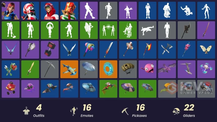 [PSN/XBOX/PC] 4 skins | Explorer Emilie | Holiday Boxy | Arctic Adeline|Mr. Dappermint|Sigil of the Alliance War|Wraith Wings|Spectra Protector
