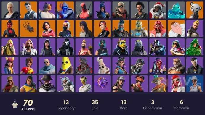 PC,PSN,XBOX 70 SKINS FA - POLARITY,MALICE,FUSION,CERBERUS,CLUTCH&GRIND,WEEKND,RAP BOY,SLIM SHADY RK742