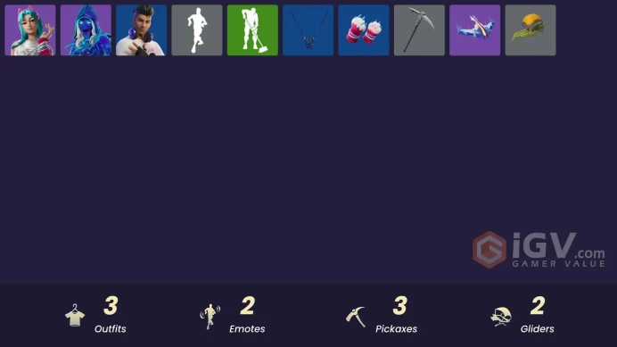 [PSN/XBOX/PC] 3 skins | Andromeda |Katalina|Chord Kahele|Gwenpool's Katanas|Fishstick Janky|Nyanja's Catpak|Katalina's Kit Bag|Starforged Blades