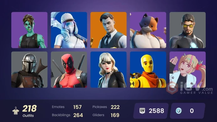 PC,PSN,XBOX 218 SKINS FA - NEZUMI,JOLTARA,POLARITY,CERBERUS,GHOUL TROOPER,WOLVERINE,CATWOMAN,SPIDER-GWEN,AGENT PATCH,KOR,GLITCH RK662